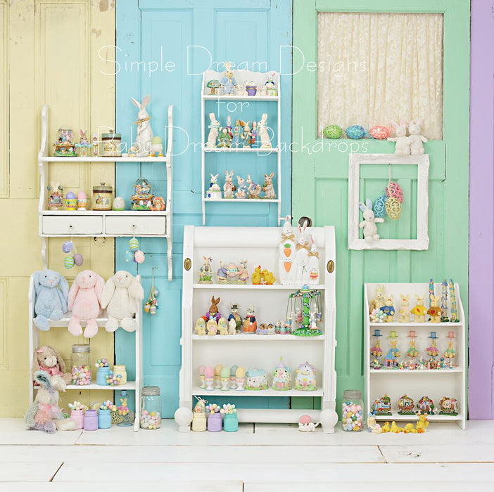 Easter Knick Knacks 8x8