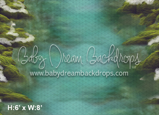 Fishing with Santa Fabric Floor (JM)