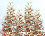 Festive Bokeh Trees