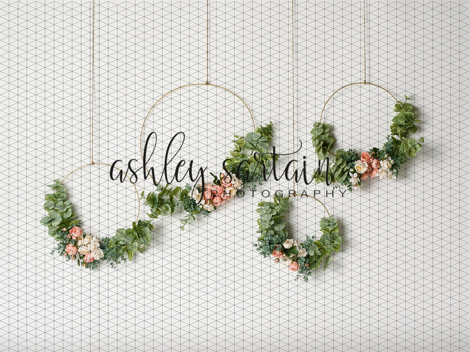 Floral Hoops