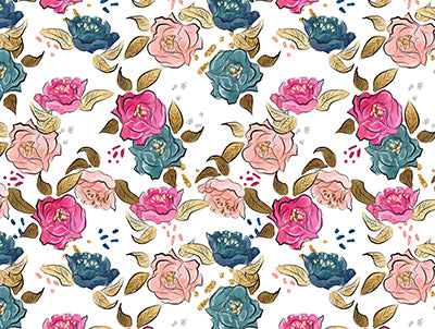 Glitter Blooms - 60Hx80W - BD  