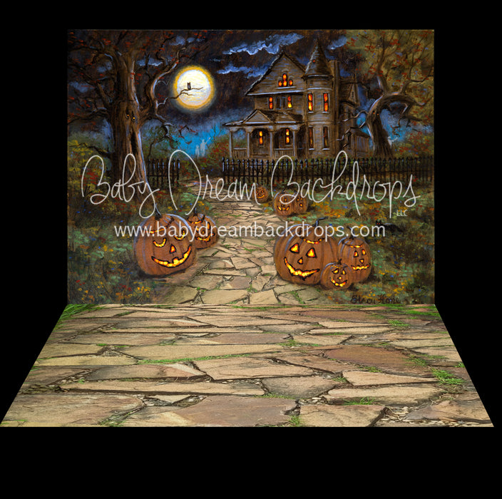 Happy Haunted Path Bundle (60x80 Drop and 5x7 Floor)