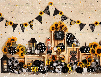 Hello Fall Glitter 60x80 JM  