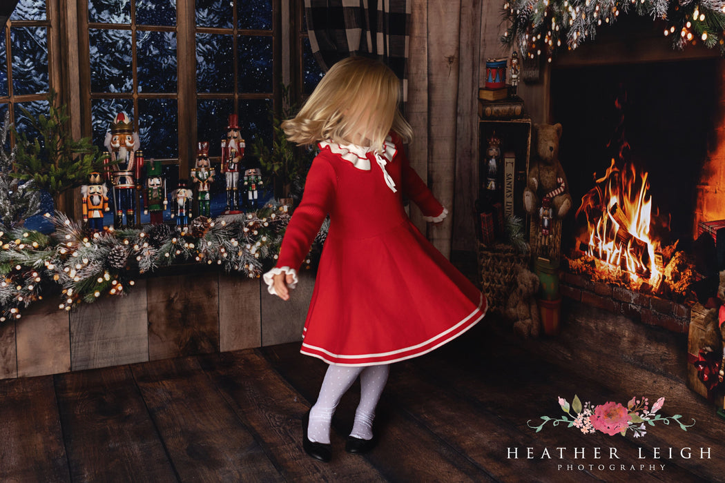 Santa Shanty Window and Santa Shanty Nutcracker Mantel Room