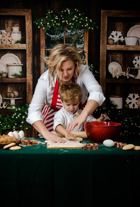 Cottage Christmas Kitchen Lights