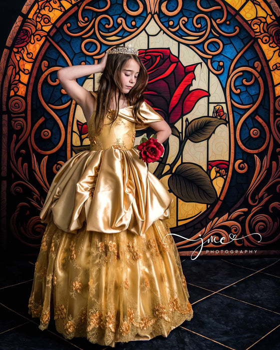 Midnight Stained Glass Rose (MD)