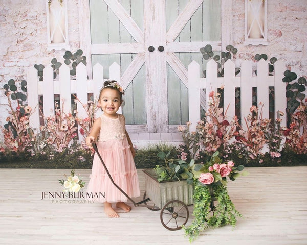 Country Cottage in Spring – Baby Dream Backdrops