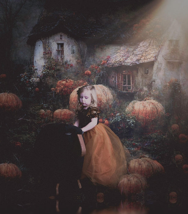 Fall Pumpkin Cottage Yard (SM)