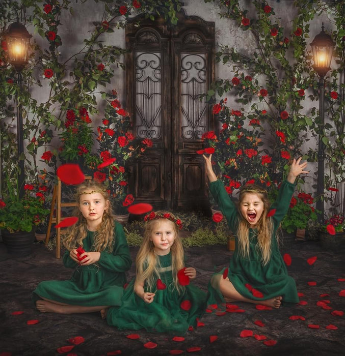 Old Dark Stone Floor