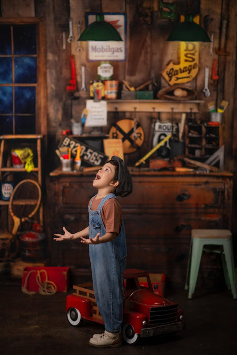 Dad's Garage Windows Night (JA)