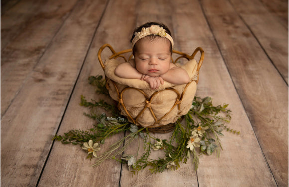 Metal Boho Basket