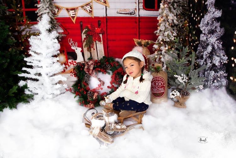 Winter Camper Decorated (Extra Lights)