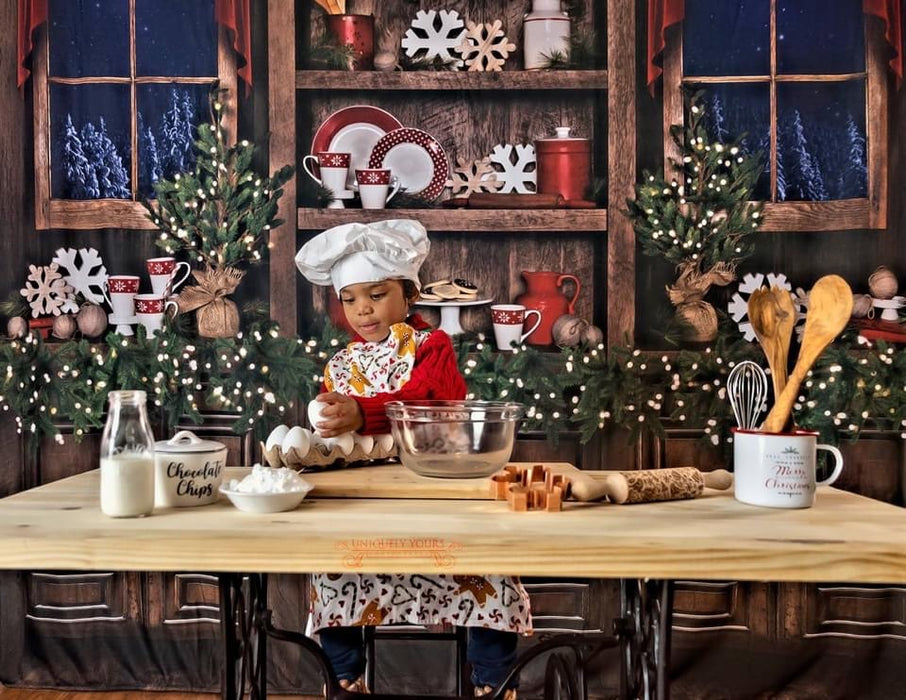 Country Christmas Kitchen Lights