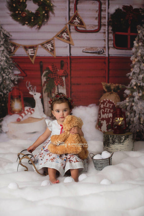 Winter Camper Decorated (Extra Lights)