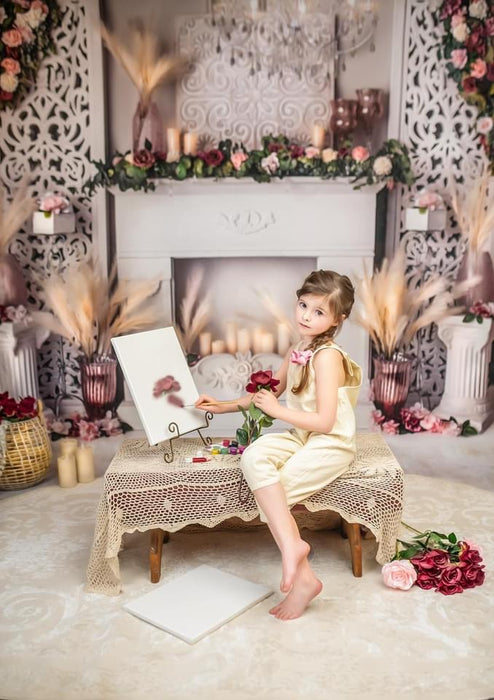 Classy Spring Mantel (BS)