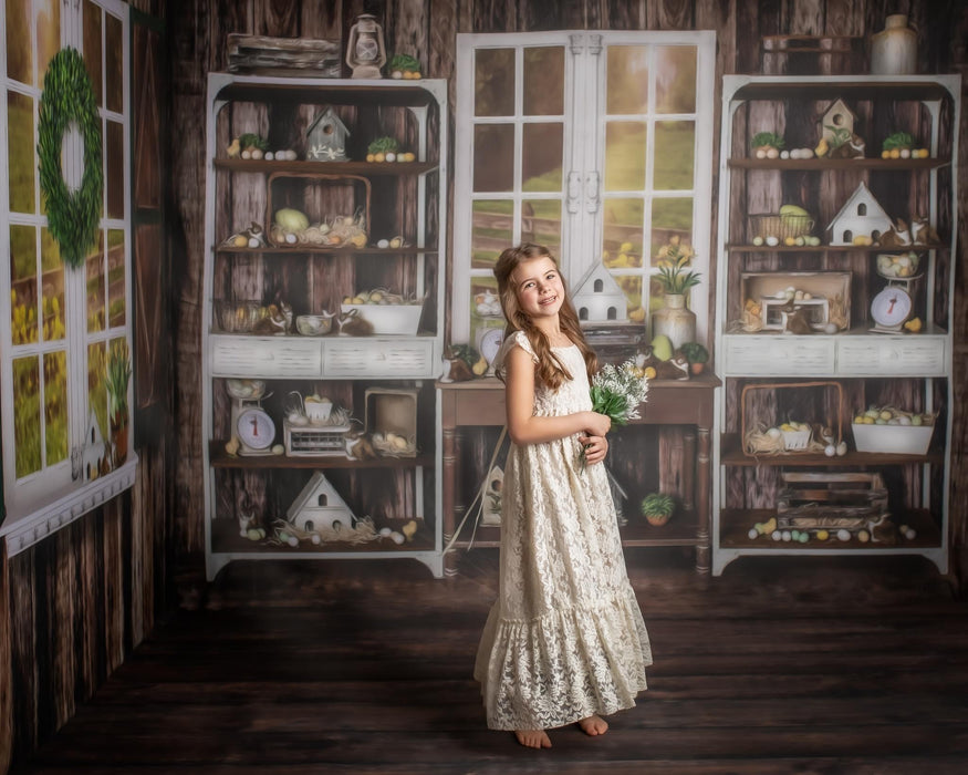 Bunny Shack Window and Bunny Shack Room