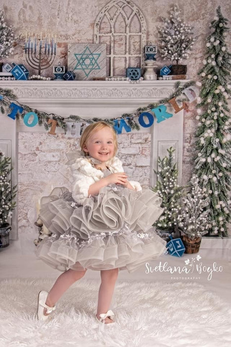 Oy to the World Mantel Lights (Trees)