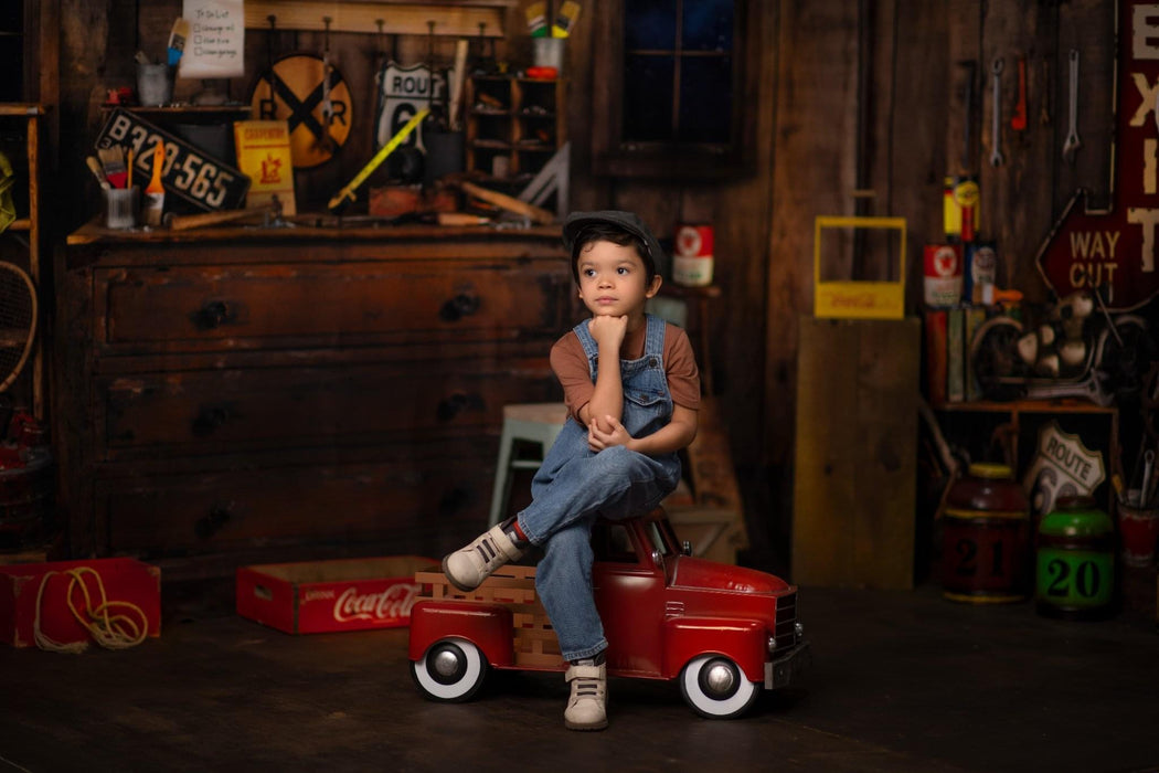 Dad's Garage Windows Night (JA)