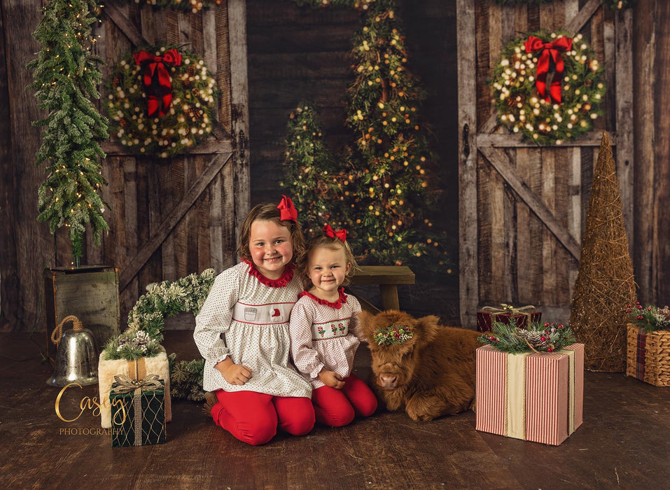 Holiday Ranch Doors Trees (JA)