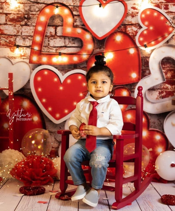 Stacked Romance Red and White