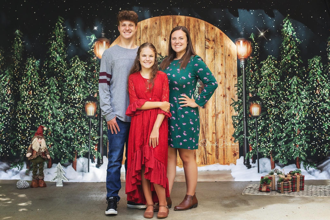 Golden Oak Rustic Entry