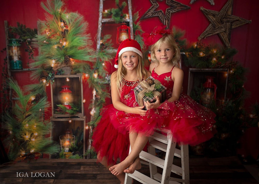 Christmas Lantern Ladder