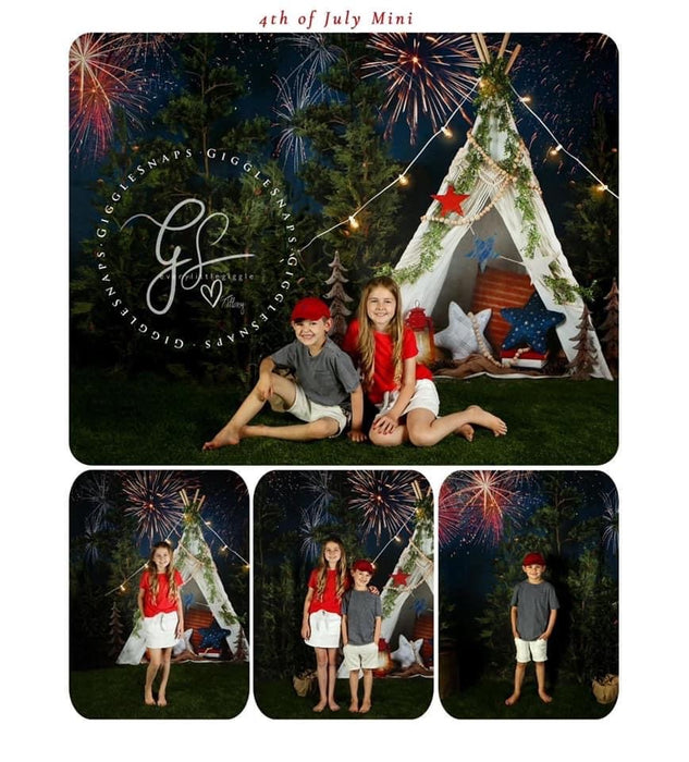 Camping Under the Fireworks and Camping Under the Fireworks Tent