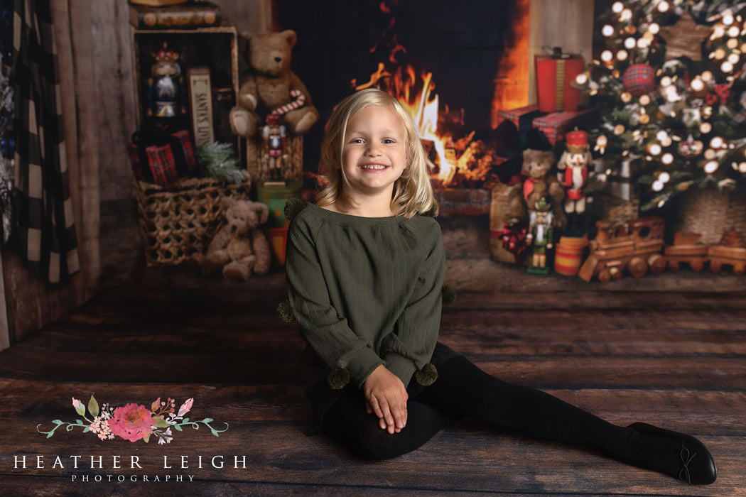 Santa Shanty Window and Santa Shanty Nutcracker Mantel Room