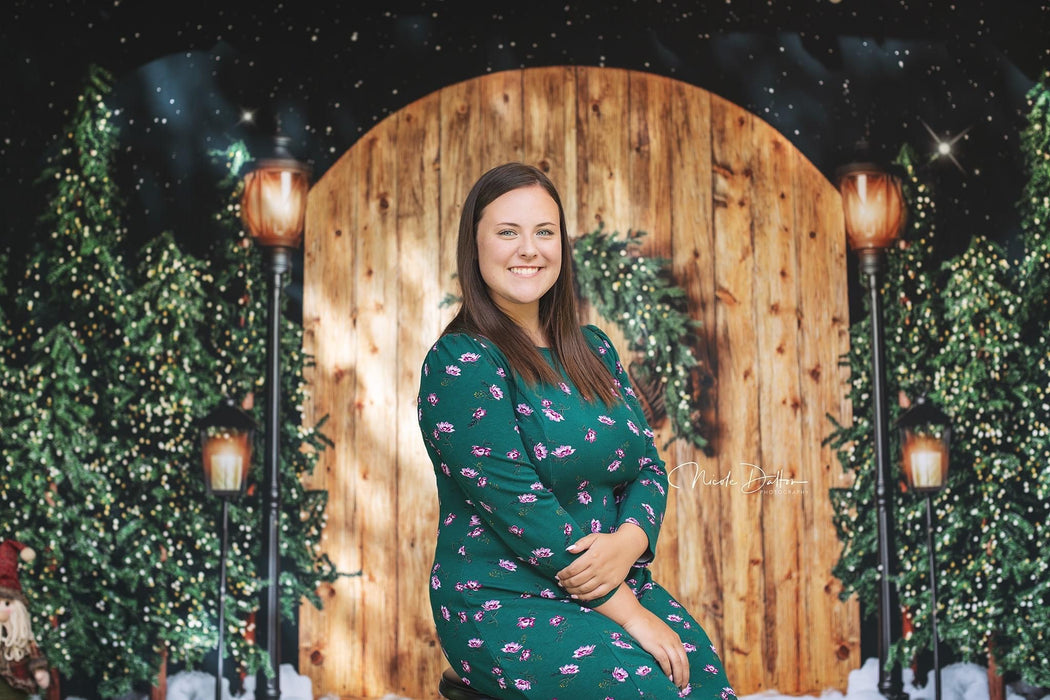 Golden Oak Rustic Entry