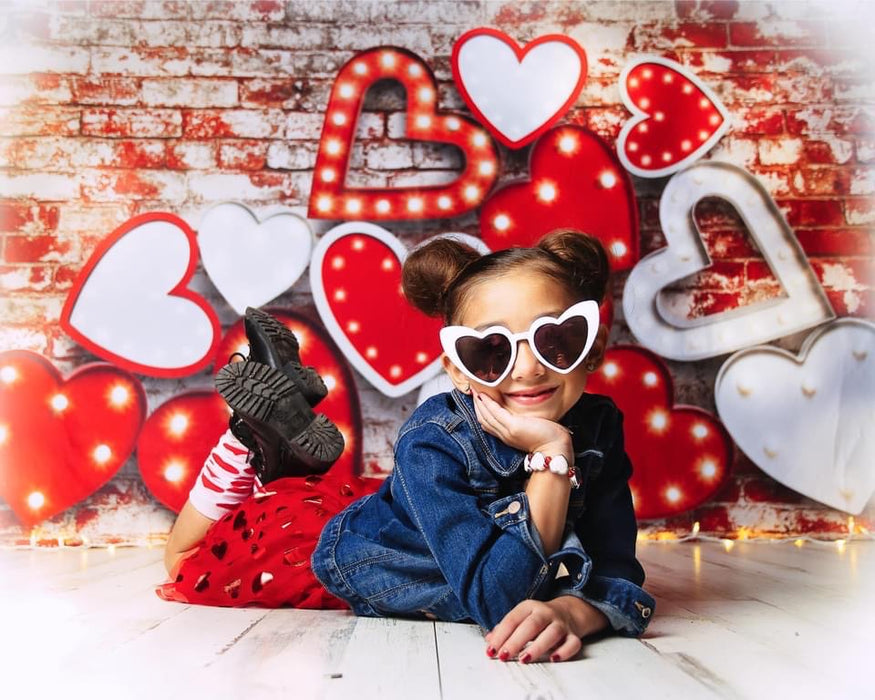 Stacked Romance Red and White