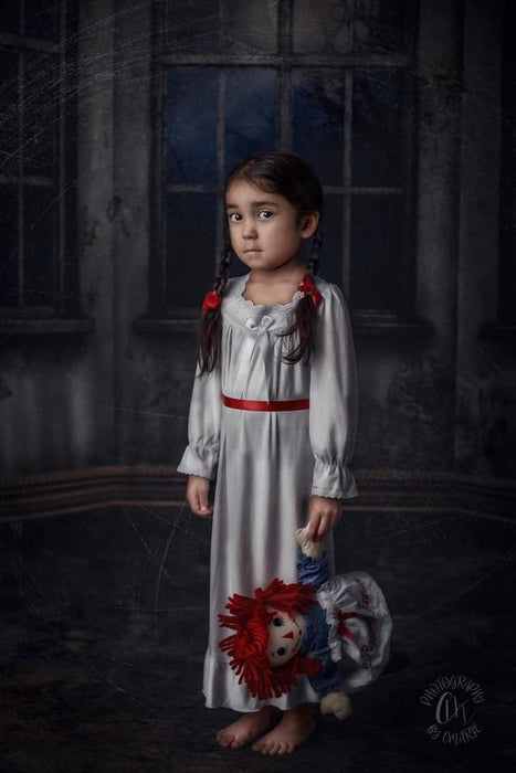 Moonlit Mansion Window