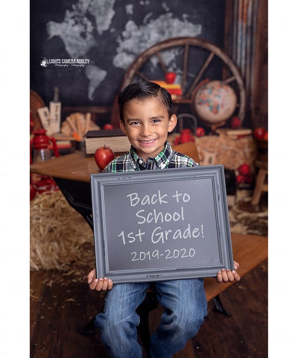 Rustic Geography Desk