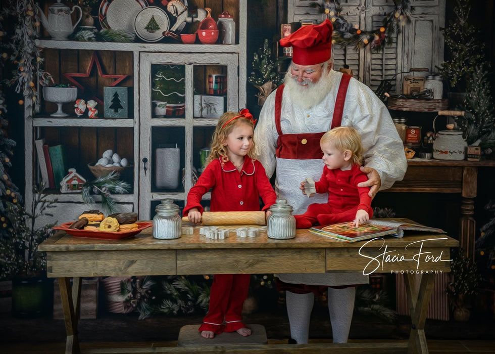 Kringle Kitchen Two Trees Lights