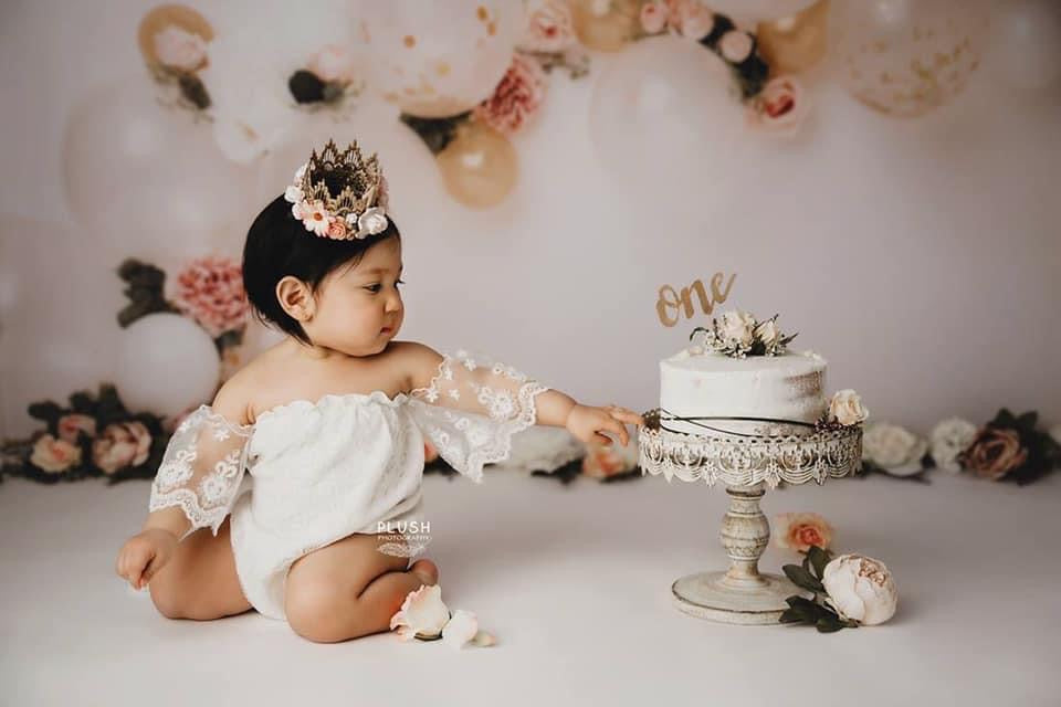 Pink and Gold Balloons