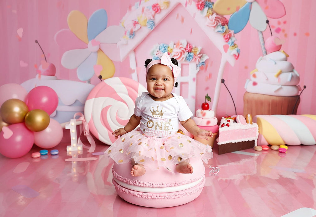 Life is Sweet in Pink (Stripes)