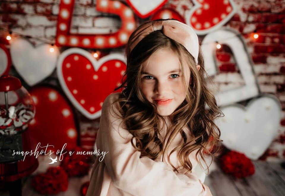 Stacked Romance Red and White