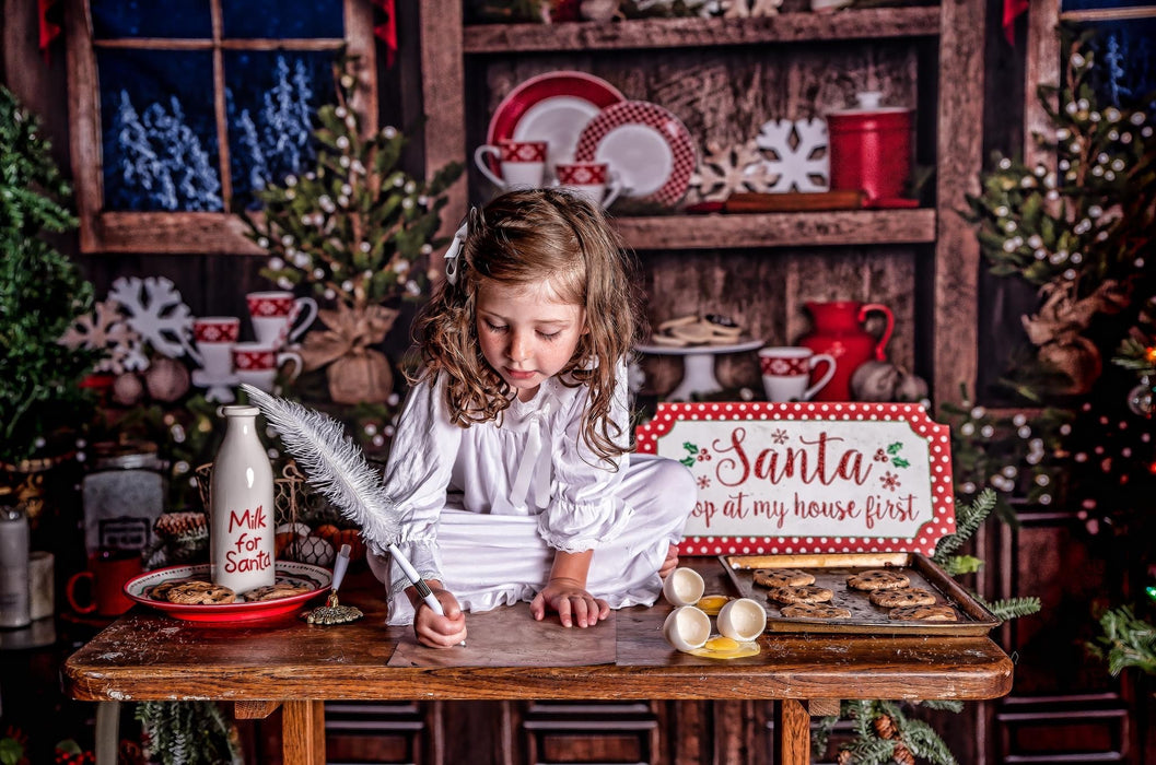 Country Christmas Kitchen Lights