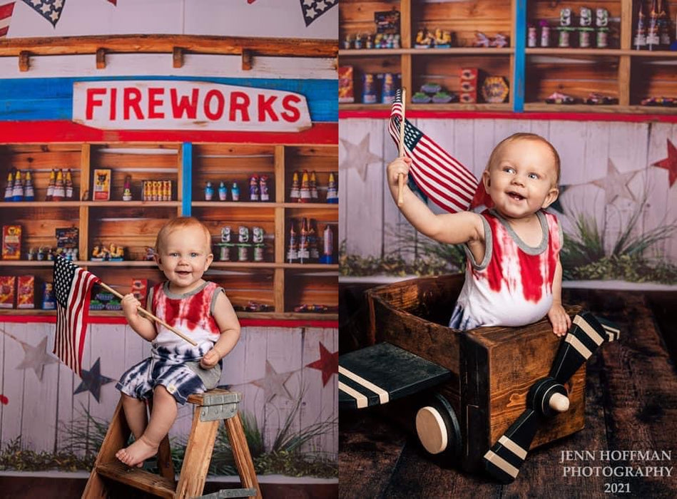 American Fireworks Nighttime