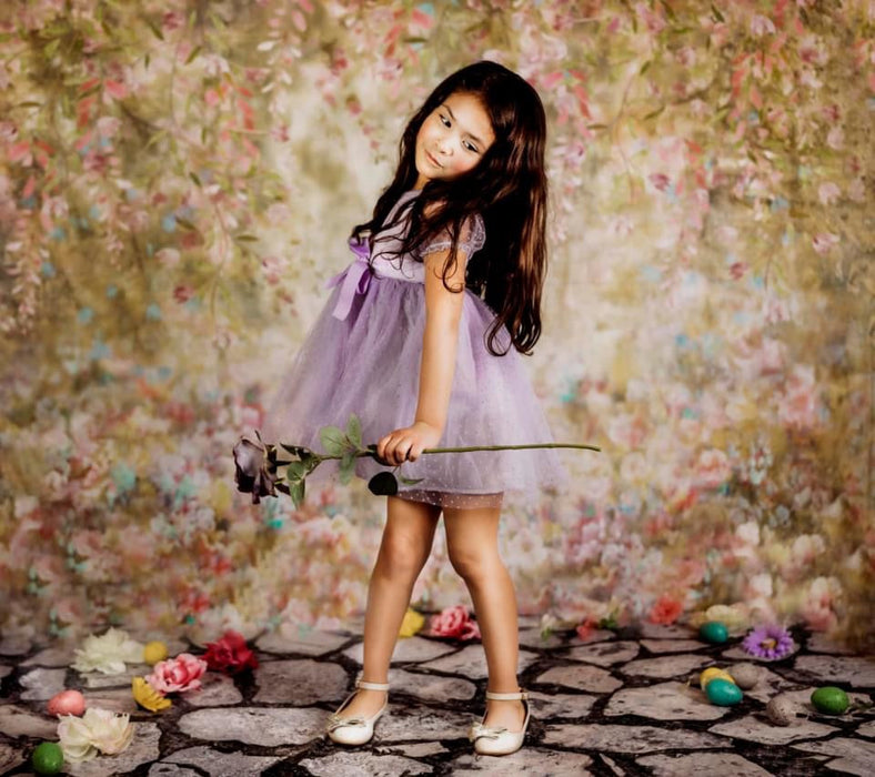 X Drop spring fairy pastel path