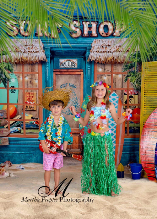 RTS 8x8 fleece Hang Loose Surf  Shop (JA)