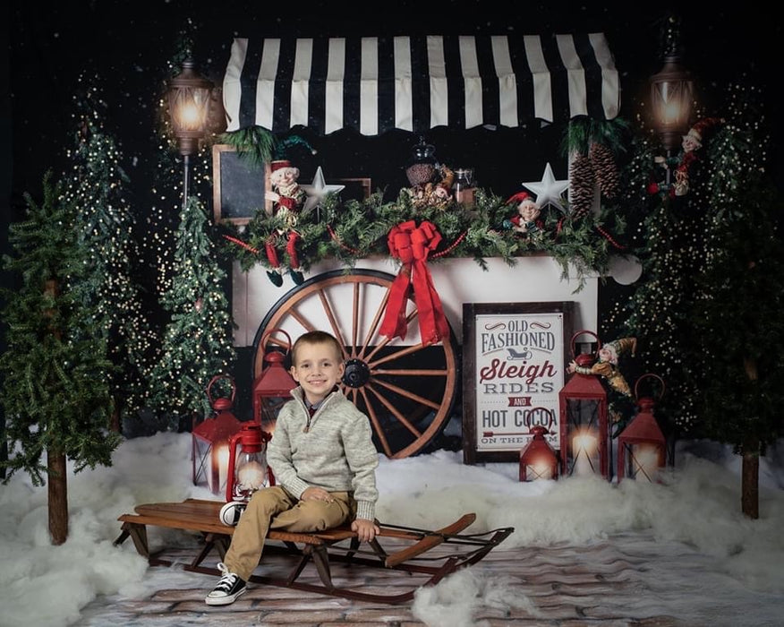 Hot Cocoa Stand with Lights