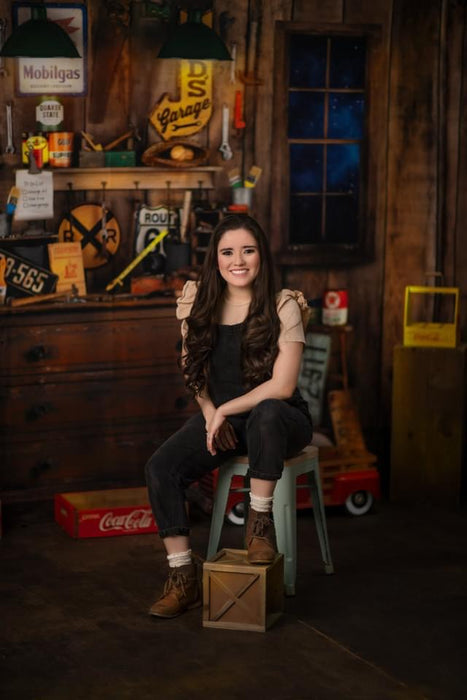 Dad's Garage Windows Night (JA)