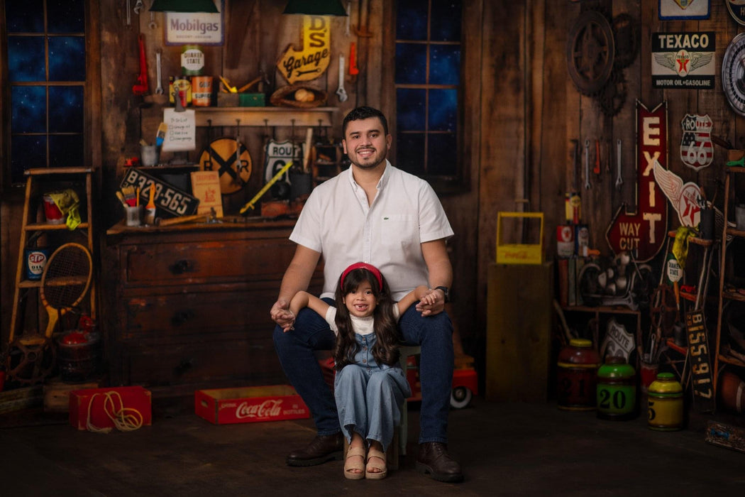 Dad's Garage Windows Night (JA)