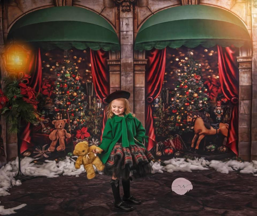 Old Dark Stone Floor