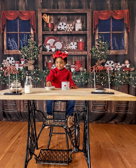 Country Christmas Kitchen Lights