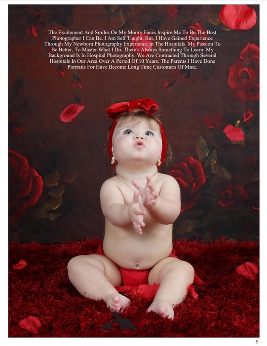 Bitty Heirloom Romance Red