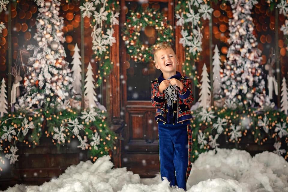 Snowy Lane Market Extra Lights