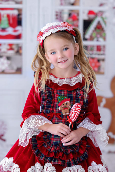 Gingerbread Kisses Holiday Wishes 3 piece outfit FBK