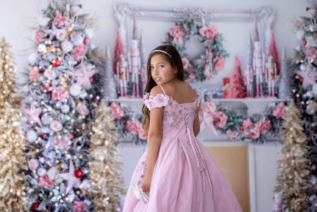 Dreamy Floral Gown Blush