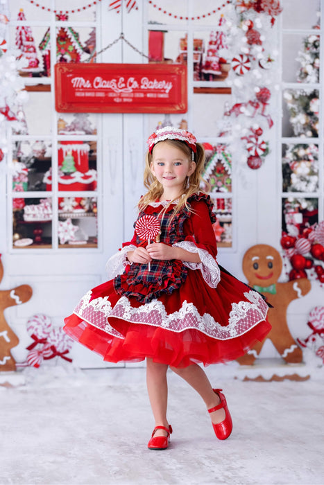 Gingerbread Kisses Holiday Wishes 3 piece outfit FBK